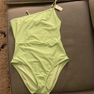 Aerie one piece one shoulder shoulder bathing suit NWT